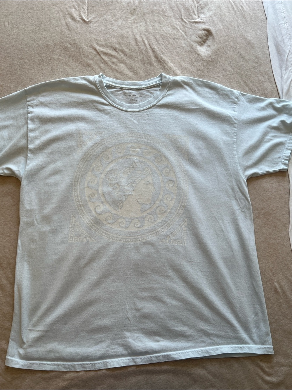 Urban Outfitters Light Mint Graphic Crewneck Tee